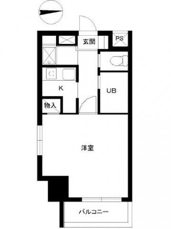 スカイコート高輪の物件間取画像